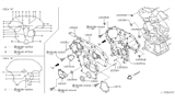 Diagram for 2011 Nissan 370Z Timing Cover - 13500-EY00A