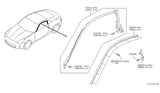 Diagram for Nissan Weather Strip - 76861-CD000