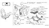 Diagram for 2006 Nissan 350Z Seat Cushion - 87300-CD075