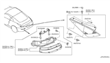 Diagram for 2008 Nissan 350Z Back Up Light - 26550-CF41A