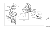 Diagram for 2007 Nissan 350Z Blower Motor - 27200-CD000