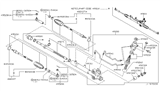 Diagram for 2005 Nissan 350Z Rack And Pinion - 49210-CF50A