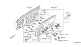 Diagram for 2003 Nissan 350Z Weather Strip - 80974-CD000