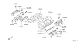 Diagram for 2004 Nissan 350Z Exhaust Manifold - 14002-AL501