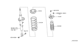 Diagram for 2005 Nissan 350Z Coil Springs - 54010-CD003