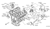 Diagram for 2007 Nissan 350Z Cooling Hose - 14056-JK20C