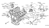 Diagram for 2006 Nissan 350Z Cooling Hose - 14056-JK20C