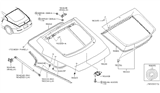 Diagram for Nissan 350Z Door Hinge - 90400-CF00A