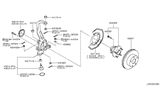 Diagram for Nissan 350Z Wheel Hub - 40202-AL56C