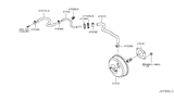 Diagram for 2007 Nissan 350Z Brake Booster Vacuum Hose - 47474-CD000