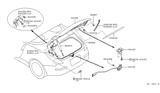 Diagram for Nissan 350Z Tailgate Lift Support - 84430-CE400