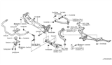 Diagram for Nissan 350Z Front Cross-Member - 54401-EV00A