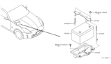 Diagram for 2008 Nissan 350Z Battery Tray - 64866-AL51A