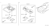 Diagram for 2003 Nissan 350Z Dome Light - 26443-AL500