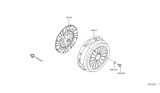 Diagram for Nissan 350Z Clutch Disc - 30100-CD019