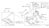 Diagram for Nissan 350Z Automatic Transmission Shifter - 34901-CE80B