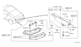 Diagram for Nissan 240SX Light Socket - 26250-70F00