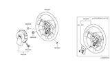 Diagram for 2007 Nissan 350Z Steering Wheel - 48430-CF61B