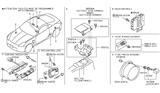 Diagram for Nissan Air Bag Control Module - 98820-CD225