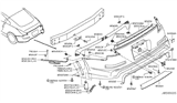 Diagram for 2008 Nissan 350Z Bumper - H50B2-1A44A