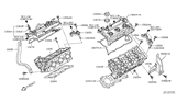 Diagram for 2003 Nissan Pathfinder Valve Cover Gasket - 13270-8J112