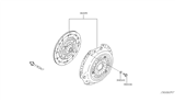 Diagram for 2006 Nissan 350Z Pressure Plate - 30205-CD00B