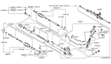 Diagram for 2008 Nissan 350Z Rack And Pinion - 49200-EV10A