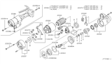 Diagram for 2005 Nissan 350Z Starter Drive Gear - 23357-AL600