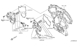 Diagram for Nissan 350Z Timing Cover - 13040-JK22B