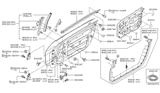 Diagram for 2003 Nissan 350Z Door Check - 80430-CD000