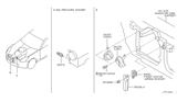 Diagram for Nissan 350Z Horn - 25620-CD000