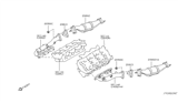 Diagram for Nissan 350Z Catalytic Converter Gasket - 20813-AL500