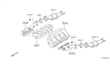 Diagram for 2005 Nissan 350Z Catalytic Converter - 208B3-CD425