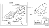 Diagram for 2006 Nissan 350Z Headlight - 26010-CD027