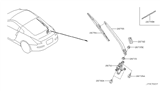 Diagram for 2007 Nissan 350Z Wiper Motor - 28710-CD000