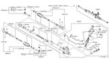 Diagram for 2008 Nissan 350Z Rack And Pinion - 49271-AM600