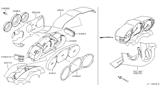 Diagram for 2004 Nissan 350Z Speedometer - 24820-CD000