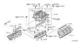 Diagram for 2004 Nissan 350Z Intake Manifold Gasket - 14032-AM600