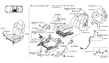 Diagram for 2006 Nissan 350Z Seat Cushion - 87350-CF40A