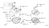 Diagram for Nissan Intake Manifold Gasket - 14033-AM600