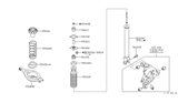 Diagram for 2003 Nissan 350Z Bump Stop - 55240-AG000