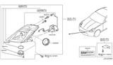 Diagram for 2007 Nissan 350Z Headlight - 26060-CF40B