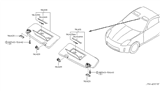 Diagram for Nissan 350Z Sun Visor - 96401-CD820