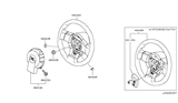 Diagram for 2003 Nissan 350Z Steering Wheel - 48430-CD000