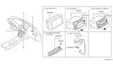 Diagram for 2003 Nissan 350Z Antenna - 25975-CD000