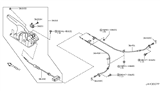 Diagram for Nissan 350Z Parking Brake Cable - 36531-CD000