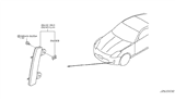 Diagram for 2007 Nissan 350Z Bumper Reflector - 26140-CF40A