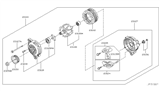 Diagram for Nissan Alternator - 23100-CD010