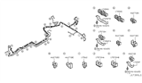 Diagram for 2008 Nissan 350Z Fuel Line Clamps - 17571-AM601