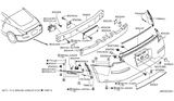 Diagram for 2006 Nissan 350Z Bumper - 85022-CD025